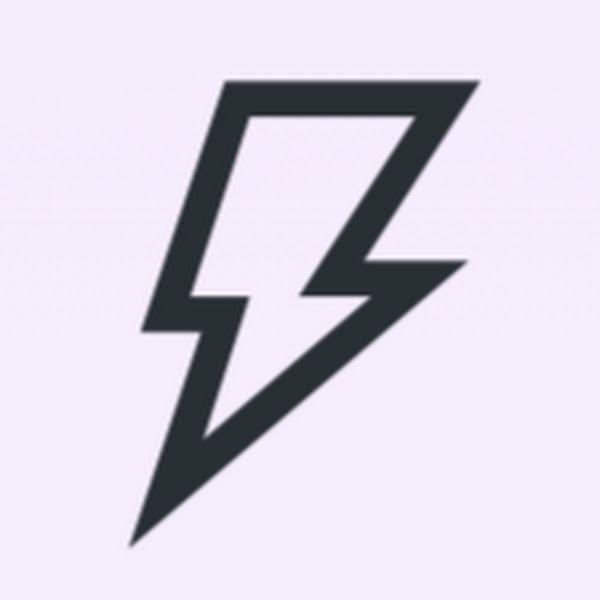 a lightning bolt icon
